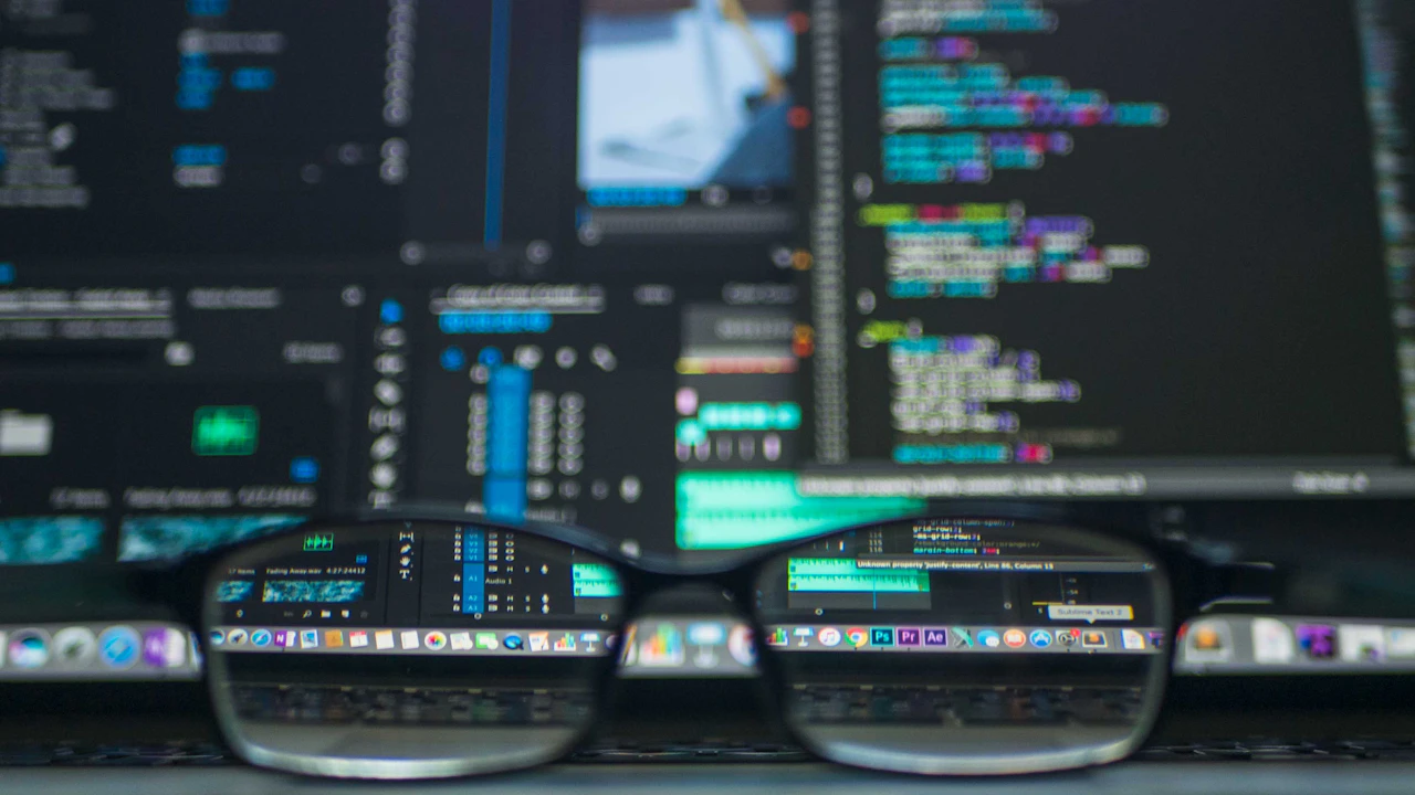 Developer using an AI coding assistant while building software